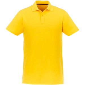 Helios mens polo, Yellow, M (Polo shirt, 90-100% cotton)