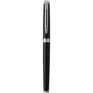 Hmisph?re elegant and lacquered rollerball pen, solid black (Fountain-pen, rollerball)