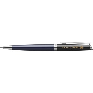 Hemisphere colour blocking ballpoint pen with palladium trim (Metallic pen)