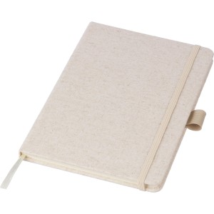 Hemp notebook A5 Barbara, khaki (Notebooks)