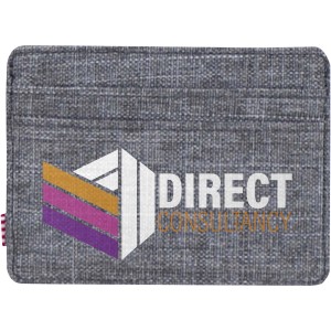 Herschel Charlie recycled RFID card holder, Heather grey (Travel wallets)
