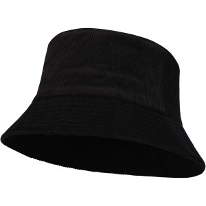 Howson recycled corduroy sun hat, Solid black