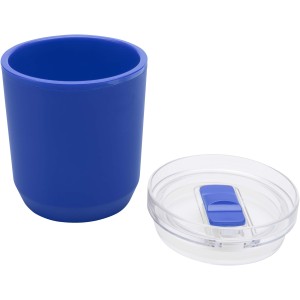 Hudson 180 ml recycled plastic double-wall tumbler, Blue (Glasses)