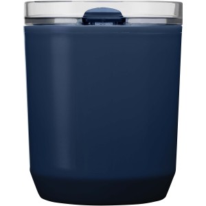 Hudson 180 ml recycled plastic double-wall tumbler, Navy (Glasses)