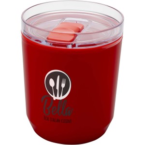 Hudson 180 ml recycled plastic double-wall tumbler, Red (Glasses)