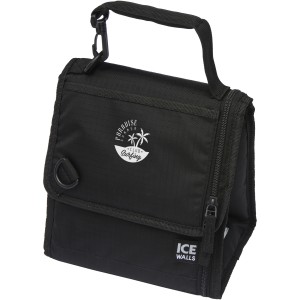 Ice-wall lunch cooler bag, Solid black (Cooler bags)