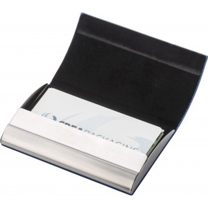 Horizontal, curved business card holder, black (Card holders)