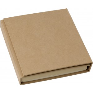 Cardboard writing folder Montana, brown (Folders)
