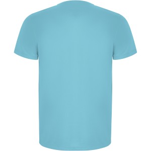 Imola short sleeve kids sports t-shirt, Turquois (T-shirt, mixed fiber, synthetic)