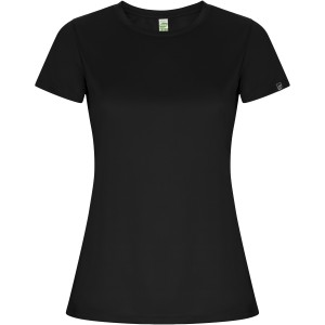 Imola short sleeve women's sports t-shirt, Black