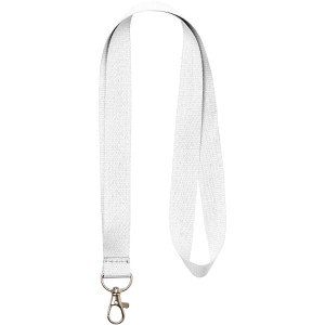 Impey lanyard with convenient hook, White (Lanyard, armband, badge holder)