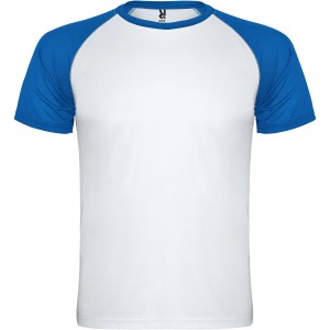 Indianapolis short sleeve kids sports t-shirt, White, Royal blue (T-shirt, mixed fiber, synthetic)