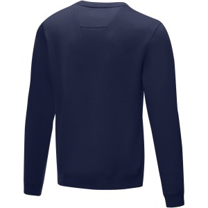 Jasper men's GOTS organic GRS recycled crewneck sweater, Navy (Pullovers)