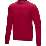 Jasper men's  organic GRS recycled crewneck sweater, Red (3751225)
