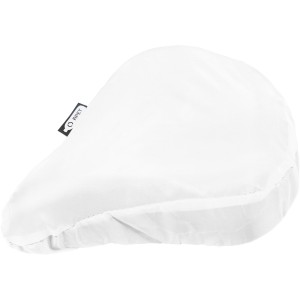 Jesse recycled PET waterproof bicycle saddle cover, White (Bycicle items)