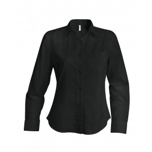 JESSICA - LADIES' LONG-SLEEVED SHIRT, Zinc (shirt)