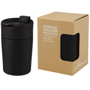 Jetta 180 ml copper vacuum insulated tumbler, Solid black (Glasses)