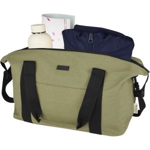 Joey GRS recycled canvas sports duffel bag 25L, Olive (Travel bags)