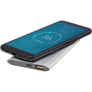 Juice 4000mAh wireless powerbank, Silver (Powerbanks)