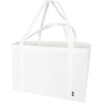 Jumbo GRS recycled non-woven extra large tote bag 65L, White (13008301)
