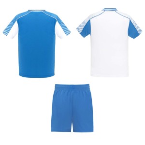 Juve unisex sports set, White, Royal blue (T-shirt, mixed fiber, synthetic)