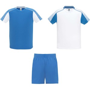 Juve unisex sports set, White, Royal blue (T-shirt, mixed fiber, synthetic)