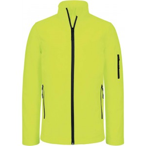 LADIES' SOFTSHELL JACKET, Fluorescent Yellow