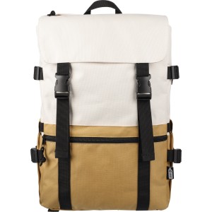 Backpack Vayo 2-tone, Recycled, Laptop 15", 11 l, khaki