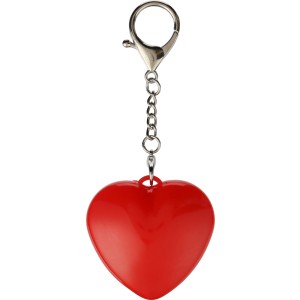 Key chain with light Gleamo, Heart shape, red