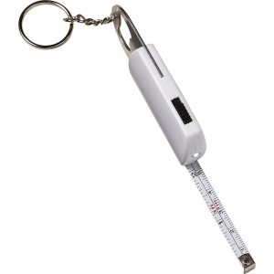 ABS key holder with bottle opener Karen, white (Keychains)