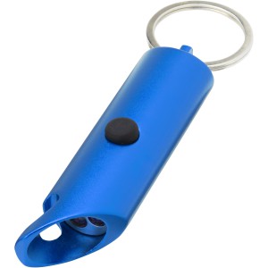 Flare RCS recycled aluminium IPX LED light and bottle opener (Keychains)