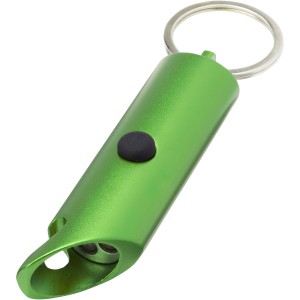 Flare RCS recycled aluminium IPX LED light and bottle opener (Keychains)