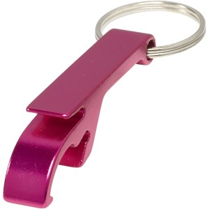 Tao bottle and can opener keychain, Magenta (Keychains)