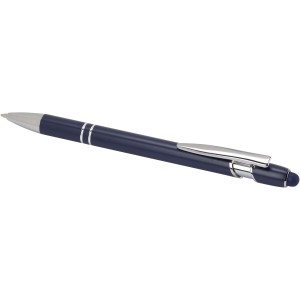 Kish ballpoint pen with silver finish (blue ink), Navy (Metallic pen)