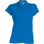 LADIES' SHORT-SLEEVED POLO SHIRT, Light Royal Blue (KA242LRO)