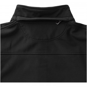 Langley softshell jacket, solid black (Jackets)