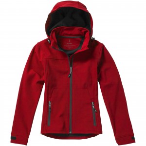 Langley softshell ladies jacket, Red (Jackets)