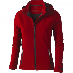 Langley softshell ladies jacket, Red (Jackets)