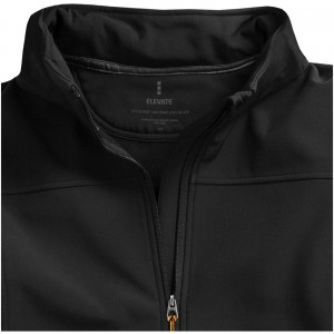 Langley softshell ladies jacket, solid black (Jackets)