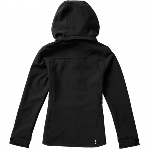 Langley softshell ladies jacket, solid black (Jackets)