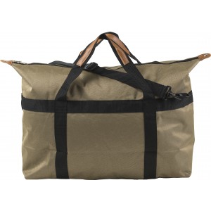 Large polyester sports/weekend bag, brown (Travel bags)