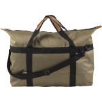 Large polyester sports/weekend bag, brown (7991-11)