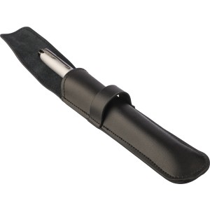 Leather pen pouch Nadir, black (Pen cases)