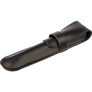 Leather pen pouch Nadir, black (Pen cases)