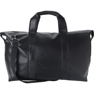 Leather sports bag Noah, black (Travel bags)