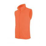 LUCA - MEN'S MICROFLEECE GILET, Fluorescent Orange (KA913FOR)