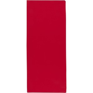 Lucas RPET sport towel 30x80 cm, Red (Towels)