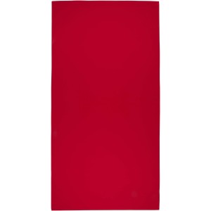 Lucas RPET sport towel 70x140 cm, Red (Towels)