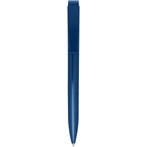 Lucia recycled plastic ballpoint pen, Blue (Plastic pen)