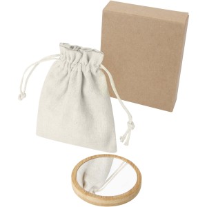 Lustre bamboo mirror, Natural (Toiletry mirrors)